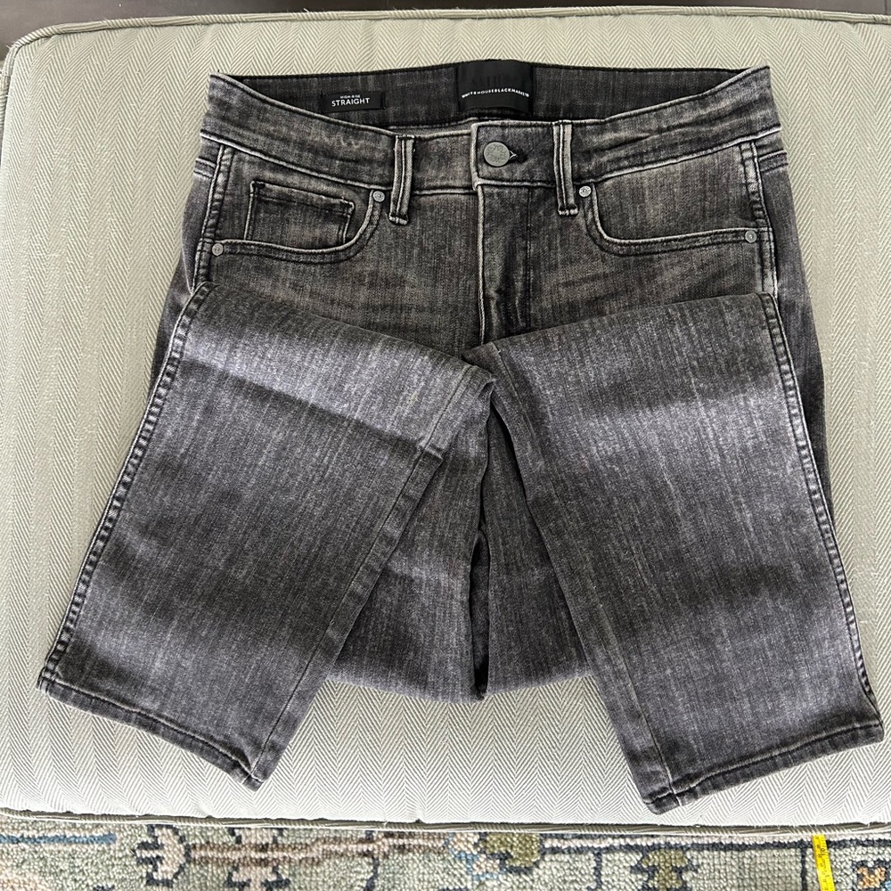 White House Black Market Charcoal Denim Jeans